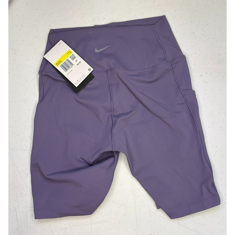 Purple Nike Womens Small Biker Shorts - Picture 2 of 3